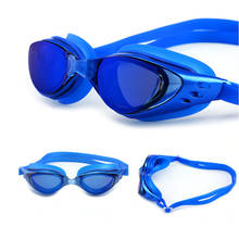 À prova dwaterproof água anti-nevoeiro nadar óculos de mergulho óculos anti-nevoeiro lente pc piscina arena silicone grande óculos de mergulho 2024 - compre barato