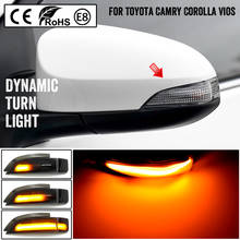 Luz de señal de giro dinámica LED, indicador de espejo lateral secuencial para Toyota Corolla, Camry, Prius, Vios, CHR, Yaris, Venza, Avalon, Altis 2024 - compra barato