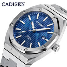 CADISEN Design Brand Luxury Mens Watches Mechanical Automatic Blue Watch Men 100M Waterproof Casual Business luminous Wristwatch 2024 - buy cheap