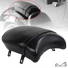 Black Rear Passenger Leather Pillion Pad Seat For Victory Kingpin Boardwalk Judge Vegas Highball Gunner 2024 - buy cheap