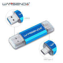 New Wansenda Type C USB Flash Drive 128GB High Speed OTG Pen Drive  32GB 64GB 256GB 512GB USB 3.0 Pendrives Flash Memory Stick 2024 - buy cheap