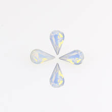 Teardrop k9 Crystal Rhinestones Strass Tear Drop Cristal Glass Diamond Pointedback Nails Art Decoration For Needlework Clothes 2024 - buy cheap