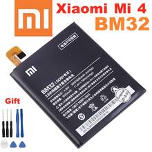 Xiao mi 100% Orginal BM32 3080mAh Battery For Xiaomi 4 Mi 4 Mi4 M4 BM32 High Quality Phone Replacement Batteries +Tools 2024 - buy cheap