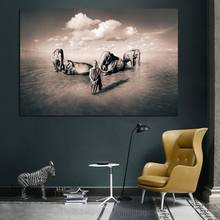 Religion Wall Art Posters Canvas Buddha Paintings On The Wall Black White Classical Picture for Interior Home Room Decor 2024 - buy cheap