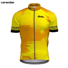 SPTGRVO-Camiseta de ciclismo para Hombre, camisa de manga corta de secado rápido, color amarillo, para verano, 2020 2024 - compra barato