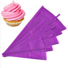 New Confectionery Bag Silicone Icing Piping Cream Pastry Bag Nozzle DIY Cake Decorating Baking Decorating Tools for Cake Fondant 2024 - buy cheap