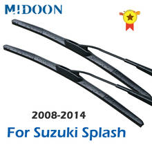 MIDOON-limpiaparabrisas híbridos para Suzuki, brazos de gancho aptos para salpicaduras, 2008, 2009, 2010, 2011, 2012, 2013, 2014 2024 - compra barato