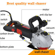 Best quality wall chaser tools for home decoration Laser water electric slotting machine cutting machine 2024 - купить недорого