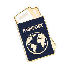 Passport Enamel Pin 2024 - buy cheap