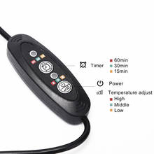 Almohadilla de calefacción eléctrica USB, 3 engranajes, temperatura ajustada, chaleco térmico, ropa, 1 ud., 10x20mm 2024 - compra barato