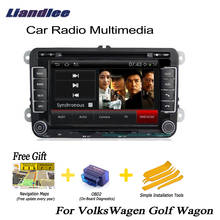 Liandlee-sistema multimídia automotivo, reprodutor com android, rádio, gps, tela hd, navegação para volkswagen, vw golf wagon 2009-2011 2024 - compre barato