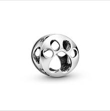 Authentic 925 Sterling Silver Bead Charm Openwork Paw Print Charm Fit  Bracelet Bangle Women DIY Jewelry 2020 2024 - buy cheap