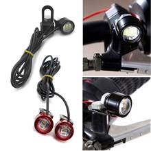 Motorcycle Rearview Mirror Eagle Eye Flash Strobe 3LED Motorcycle Signal Light DRL White/Red Night Safety Signal Lights Motorcyc 2024 - buy cheap