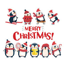 Parches de pingüinos navideños para ropa, pegatinas de transferencia de calor, parches lavables con plancha para camisetas, Jeans, pegatinas ecológicas 2024 - compra barato