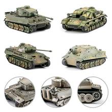 Kits de construção de modelo militar 1/72 4d, montagem de tanque de tigre vi educacional, quebra-cabeça de brinquedos colecionáveis, presentes 2024 - compre barato