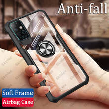 Skinlee-funda Airbag para Infinix Note8, funda Original oficial a prueba de golpes, transparente con anillo para Infinix Note 8 2024 - compra barato