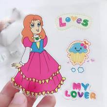 NEW Loves Princess Girl Transparent Clear Stamps / Silicone Seals for DIY Scrapbooking Photo Album/Card Making 2024 - buy cheap
