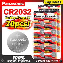 PANASONIC-Botón de batería de litio para reloj y ordenadores, 20 Uds., 3V, CR2032, DL2032, KL2032, 5004LC, SB-T15, Control remoto 2024 - compra barato