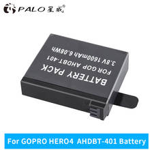 AHDBT-401 de 1600mAh para Gopro Hero 4, baterías recargables para Go Pro Hero4, batería AHDBT 401, accesorios de Cámara de Acción, novedad 2024 - compra barato