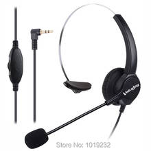 2.5mm Plug office headset Anti-noise Headphones with 2.5mm plug for Cisco Linksys SPA501G SPA502G SPA504G 525G SPA921 GIGASET 2024 - buy cheap