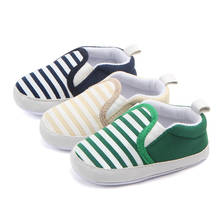 Fashion Baby Shoes Cool Striped Toddlers Antiskid Solf Bottom Crib Shoes Baby Newborn Cotton First Walkers 2024 - buy cheap