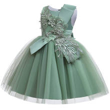 2022 Summer Baby Girl Dresses Kids Clothes For Children Vestido Infantil Tutu Princess Elegant Party Wedding Prom Dance Costume 2024 - compre barato