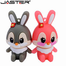 JASTER  cartoon rabbit usb flash drive 4GB  8GB 16GB 32GB 64GB usb Memory card usb flash memory stick pendrive thumb drive disk 2024 - buy cheap