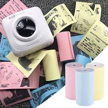 3 Rolls Color Thermal Paper Roll 57*30mm Receipt Photo Paper Clear Printing for Pocket Thermal Printer For Mini Photo Printer 2024 - buy cheap