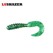10pcs/lot Fishing Lure Soft Baits 1.8g/6cm artificial bait Wobblers Jigging gHead Silicone Worm Pesca Fishing tackle Accessories 2024 - buy cheap