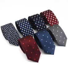 Corbatas de cuello florales para hombres y mujeres, corbata clásica de Jacquard para trajes de negocios de boda, corbata delgada, corbatas 2024 - compra barato