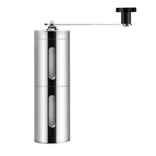 Stainless Steel Manual Coffee Grinder Conical Burr Mill Brushed Stainless Steel Tea Adjust Grinding Size Low Noise High Quality 2024 - buy cheap
