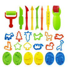 Set de moldes de plastilina para niños, coloridas Set de herramientas de bricolaje para casa de juegos, 26 unidades, regalo para niños, juguetes educativos para bebés, 2021 2024 - compra barato