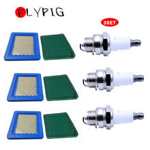 FLYPIG 3 Air Pre Filter Spark Plug for Quantum 491588s Lawn Mower 491588/491588S/399959 2024 - buy cheap