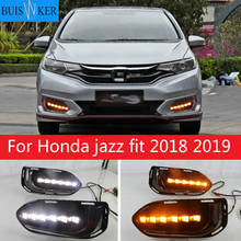 Luces De Circulación Diurna LED DRL, cubierta de luz antiniebla diurna, para Honda jazz fit 2018 2019, 2 uds. 2024 - compra barato