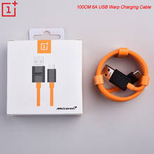 Oneplus-Cable de datos de carga rápida 6A, cargador de urdimbre de 100CM, USB Dash para 1 + One plus 3T 5 5T 6 6T 7T 8 Pro, Wth Box 2024 - compra barato