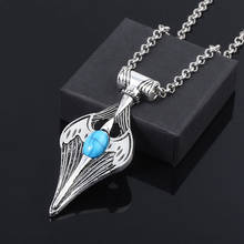 MIDY Hot Game The Elder Scrolls Necklaces Morrowind Skryim Amulet of Kynareth Mara Collar Necklace Women Cosplay Jewelry Gift 2024 - buy cheap