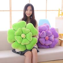 55Cm Pink Red Purple Green Yellow Blue Rose Comfortable Soft Plush Pillow Cushion for Sofa Car Bed Decoration 2024 - buy cheap