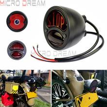 Black ''STOP '' Tail Light For Custom Chopper Bobber XS650 Cafe Racer Motorcycle Old School Rear Stop Brake Lamp Taillight 2024 - buy cheap