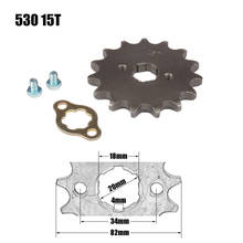 Front Engine Sprocket Star 530 15T 20mm For 530 Chain With Locker Motorcycle Dirt Bike PitBike ATV Quad Parts 2024 - buy cheap