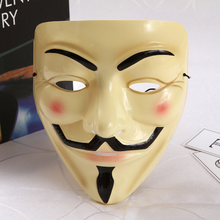 V para vendetta máscara múltipla cor cosplay acessório anônimo filme guy fawkes halloween masquerade festa máscara engraçada 2024 - compre barato