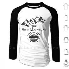 Misty Mountains Climbing Club , Parody Hoodie Long Sleeve Misty Mountains Parody Tolkien Book Lover Book Worm Reading 2024 - buy cheap