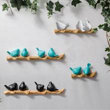 Creative Nordic Style Wall Bird Coat And Hat Key Hook Wall Hanging Ins Room Living Room Wall Decoration Storage Pendant 2024 - buy cheap