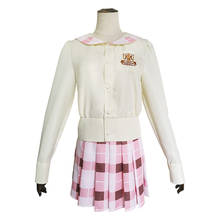 Japanese Daily SweetGirl JK Uniform Kasugano Sora Cosplay Yosuga no Sora Cos Anime Knitting Sailor Costume Top+Skirt Two-piece 2024 - buy cheap