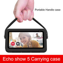 Protective case for Echo show 5 Handle Silicone Case For  Alexa Echo Show 5 smart speaker dustproof shockproof case 2024 - buy cheap