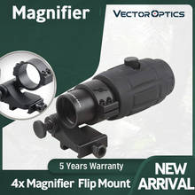 Vector Optics Tactical 4x Magnifier for Red Dot Scope with Flip To Side Mount 2024 - buy cheap