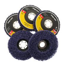 5Pcs 5" 125mm Poly Strip Disc Wheel Car Paint Rust Removal Clean Angle Grinder Grinding Abrasive Wheels 2024 - buy cheap