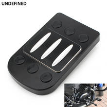 Motorcycle Brake Pedal Pad Foot Pegs Cover CNC Aluminum For Harley Touring Road King Street Glide Softail Fat Boy Dyna FLD Trike 2024 - buy cheap