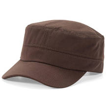 Высокое качество, регулируемые простые шапки для женщин и мужчин, винтажная армейская шляпа в кадетском стиле, дышащая Солнцезащитная Повседневная Кепка 2024 - купить недорого