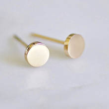 Girls Stainless Steel Stud Earrings for women Office Small Earring Studs Minimalist Jewelry 2019 Wholesale YE14813 2024 - buy cheap