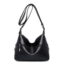 Hot Women Leather Messenger Bag Luxury Handbags Designer High Quality Female Vintage Crossbody Bags For Women Shoulder New C1238 2024 - buy cheap